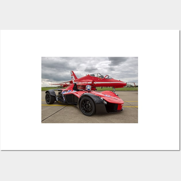 Red Arrows BAC Mono Wall Art by captureasecond